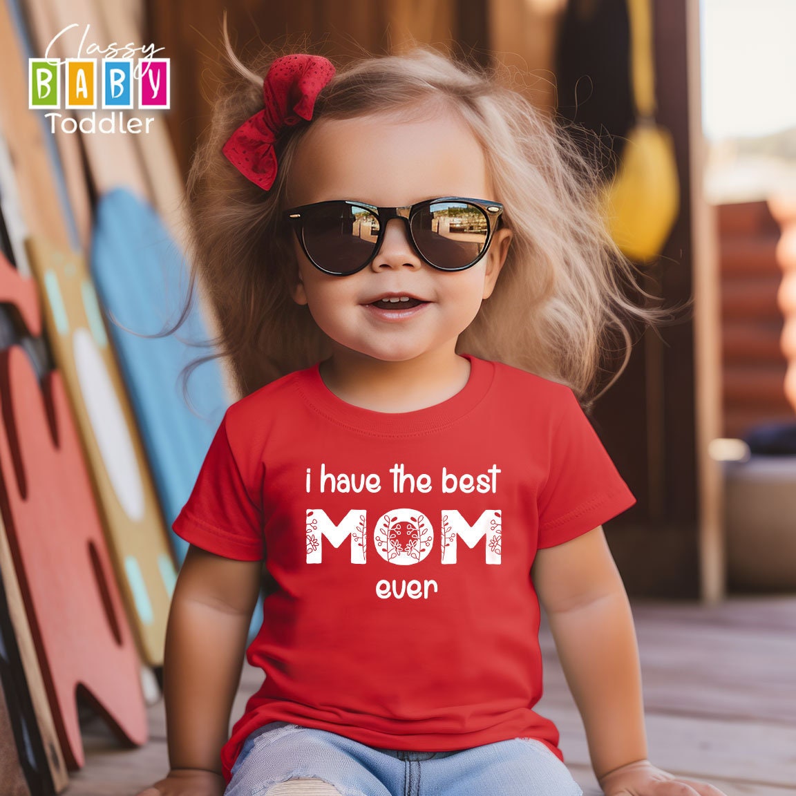 I Have the Best Mom Baby Onesie®, Ever Mommy Baby Onesie®, I Love My Mommy Onesie®, Natural Mother's Day Bodysuit, Newborn Baby Gift for Mom