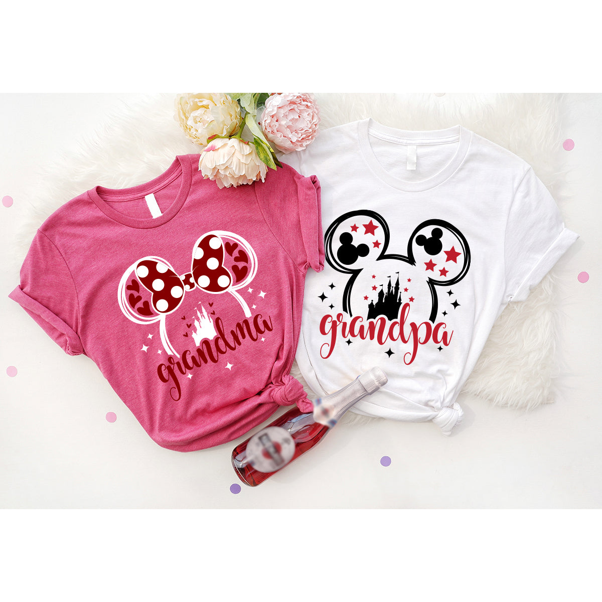 Custom Disney Family Shirts, Matching Disney Trip Shirts, Grandma Gift, Disney Vacation Tees, Disney Mickey Ears Shirt, Grandpa Gifts