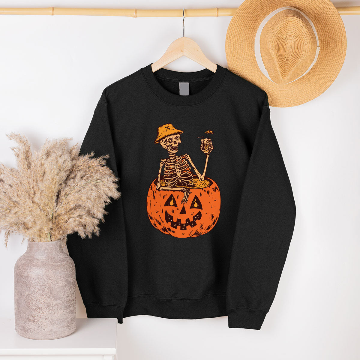 Halloween Funny Pumpkin Hoodie, Funny Halloween Sweatshirt, Horror Halloween Design