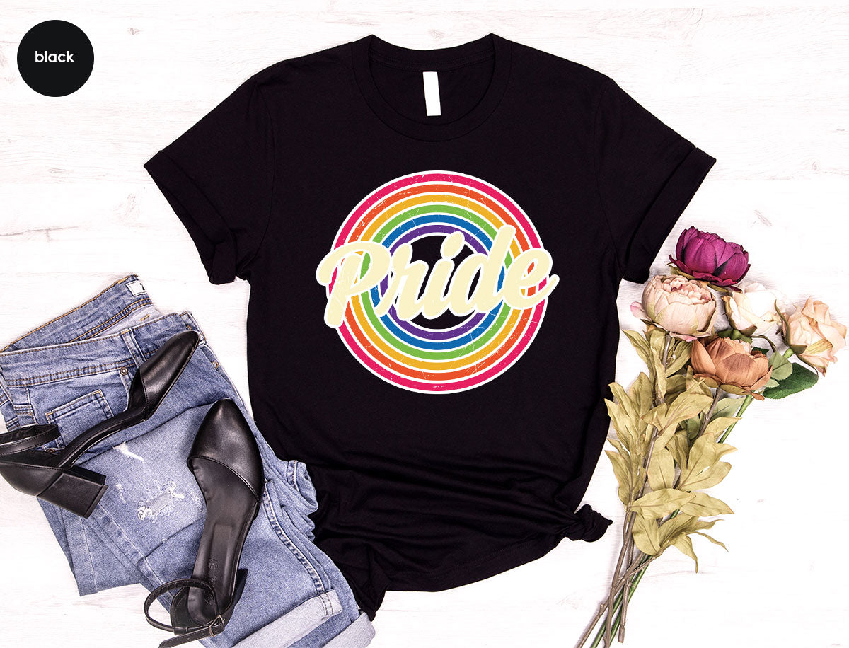 Pride Shirt, LGBT T-Shirt, Pride Tee, Rainbow Graphic Shirt