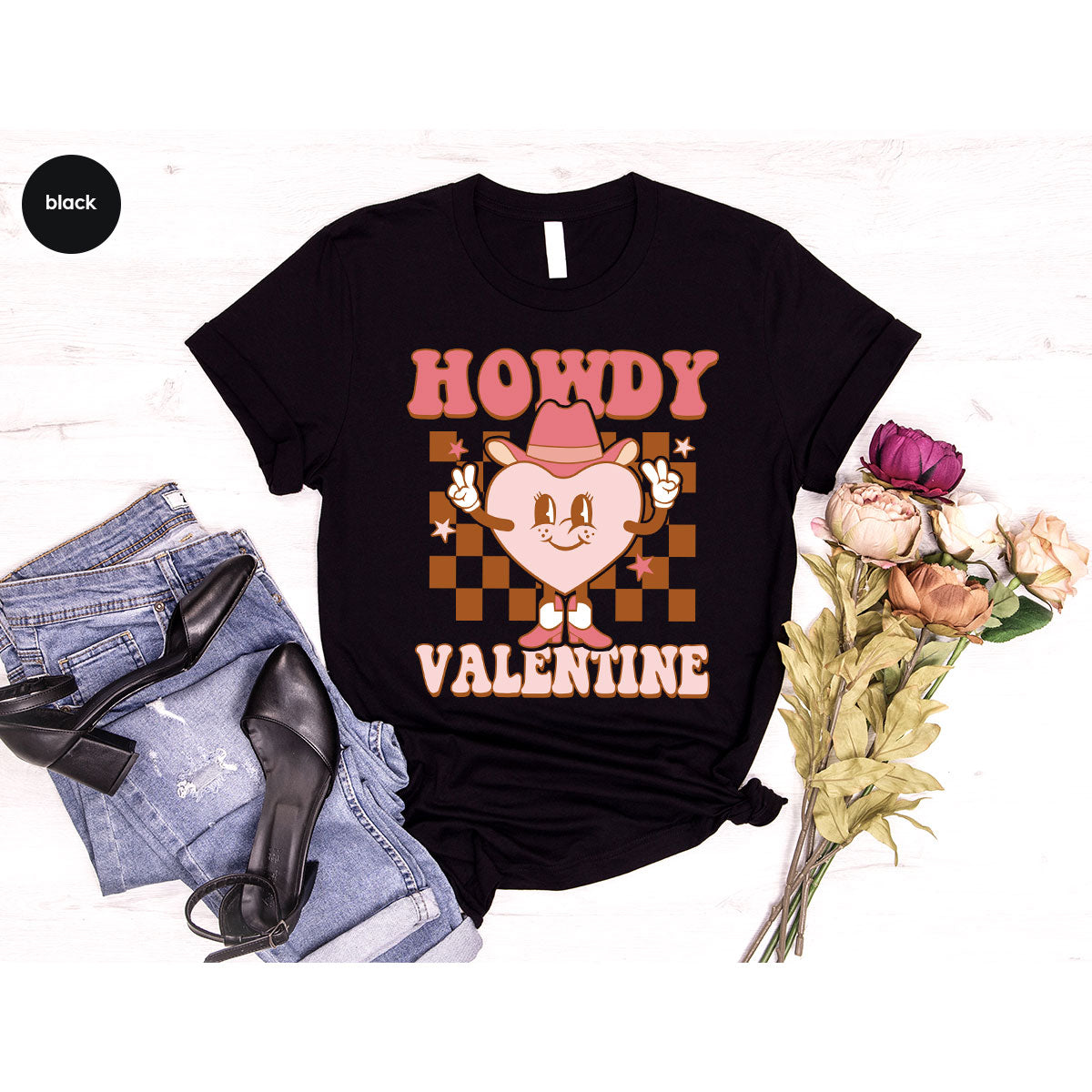 Howdy Valentine Shirt, 2023 Valentine's Day Shirt, Cute Feb 14 Tee