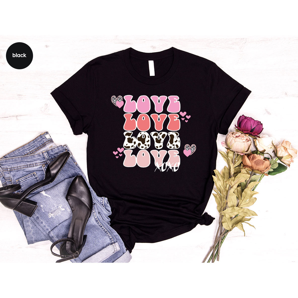 Love Shirt, Love Day T-Shirt, Valentine's Day Tee, 2023 Valentine's Day Gift