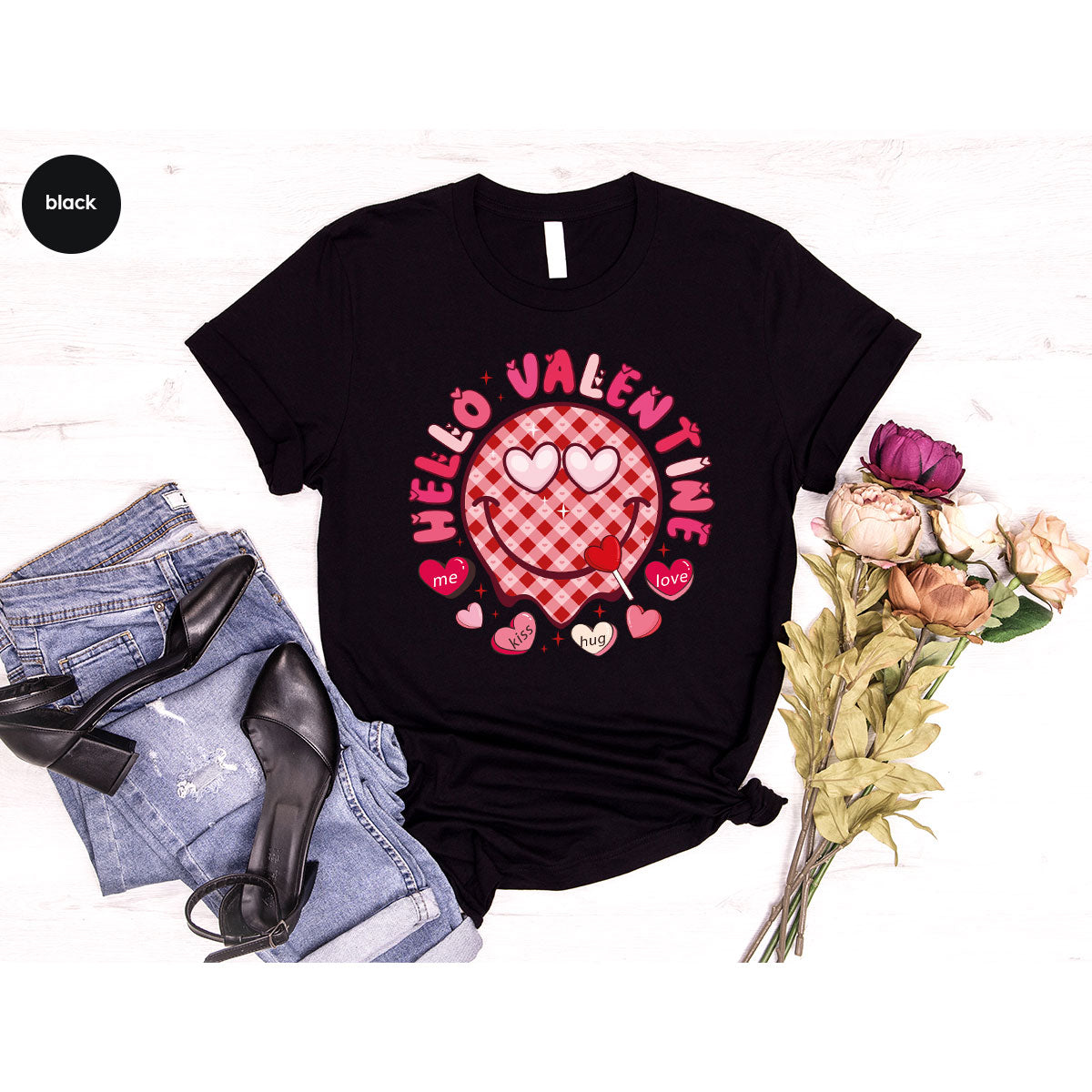 Hello Valentine Shirt, Valentine's Day Love Shirt, Gift for My Love T-Shirt