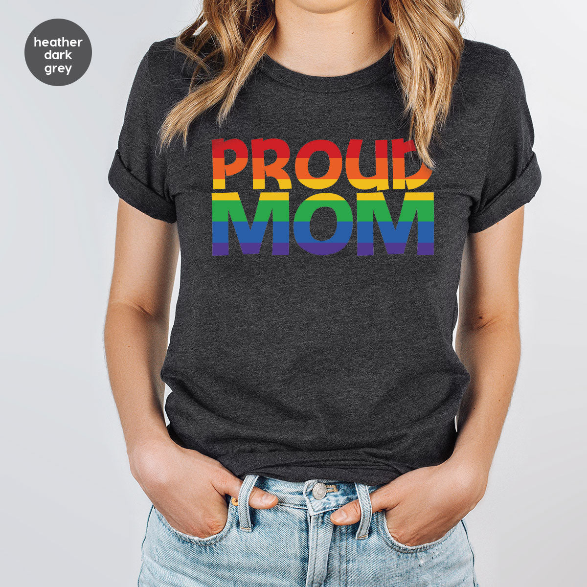 Proud Mom Shirt, LGBT Mom T-Shirt, LGBT Proud Tee