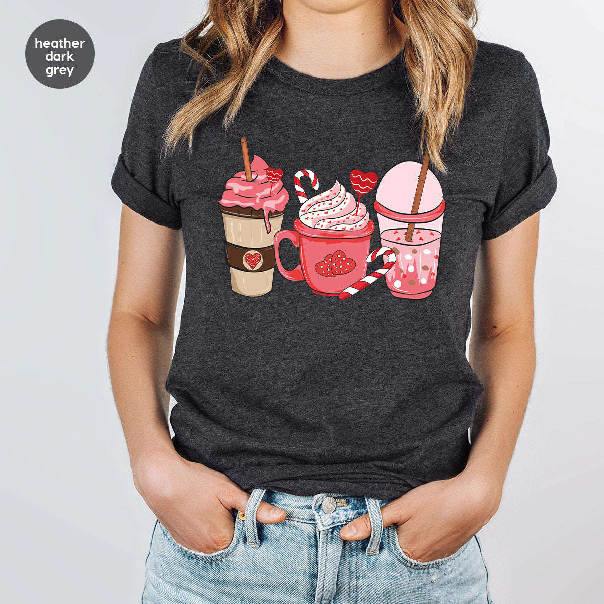Valentine Drinking Shirt, Valentine's Day Special Gift, Sweet Love Shirt