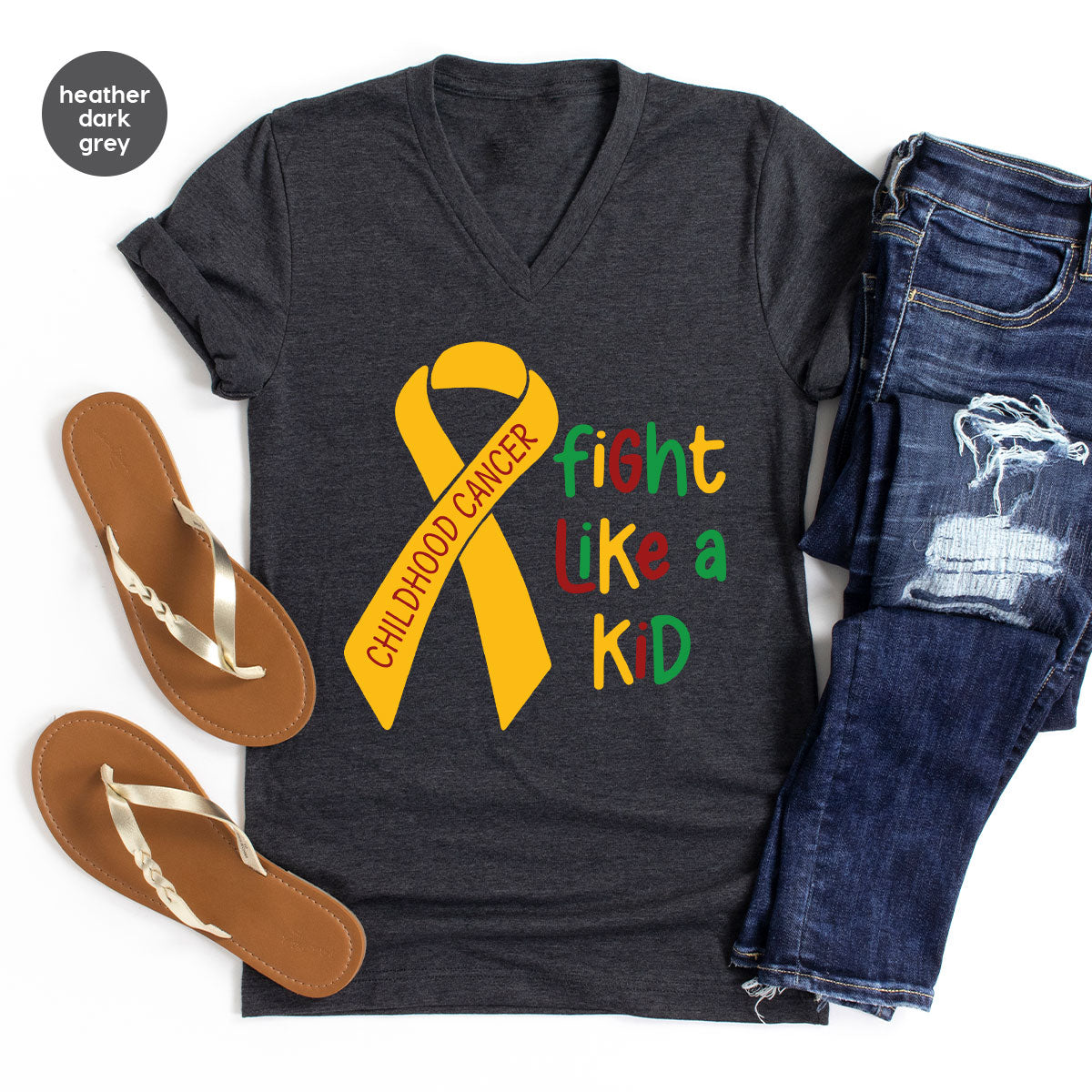 Fighting Like A Kid Shirt, Cancer Fight Shirt, Childhood Canver Fighter t-Shirt, Gift For Cancer Kids