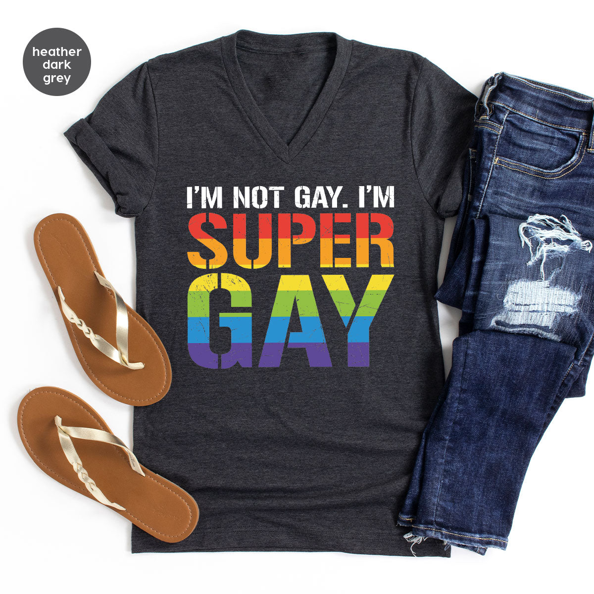 Super Gay Shirt, LGBT Power T-Shirt, Super Gay LGBT Tee