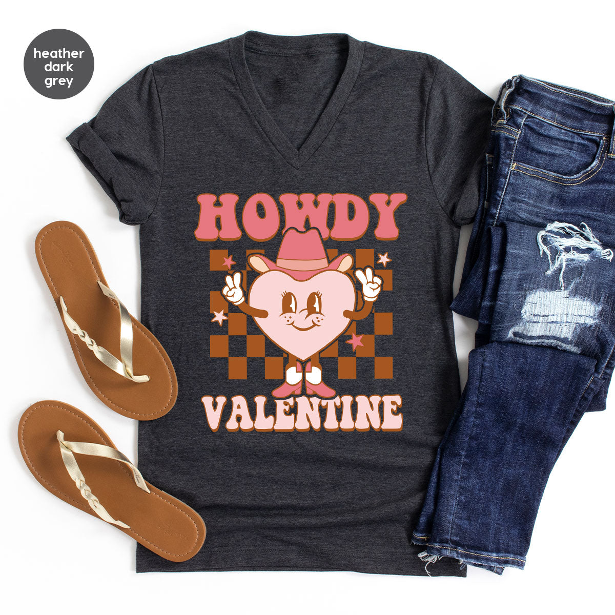 Howdy Valentine Shirt, 2023 Valentine's Day Shirt, Cute Feb 14 Tee