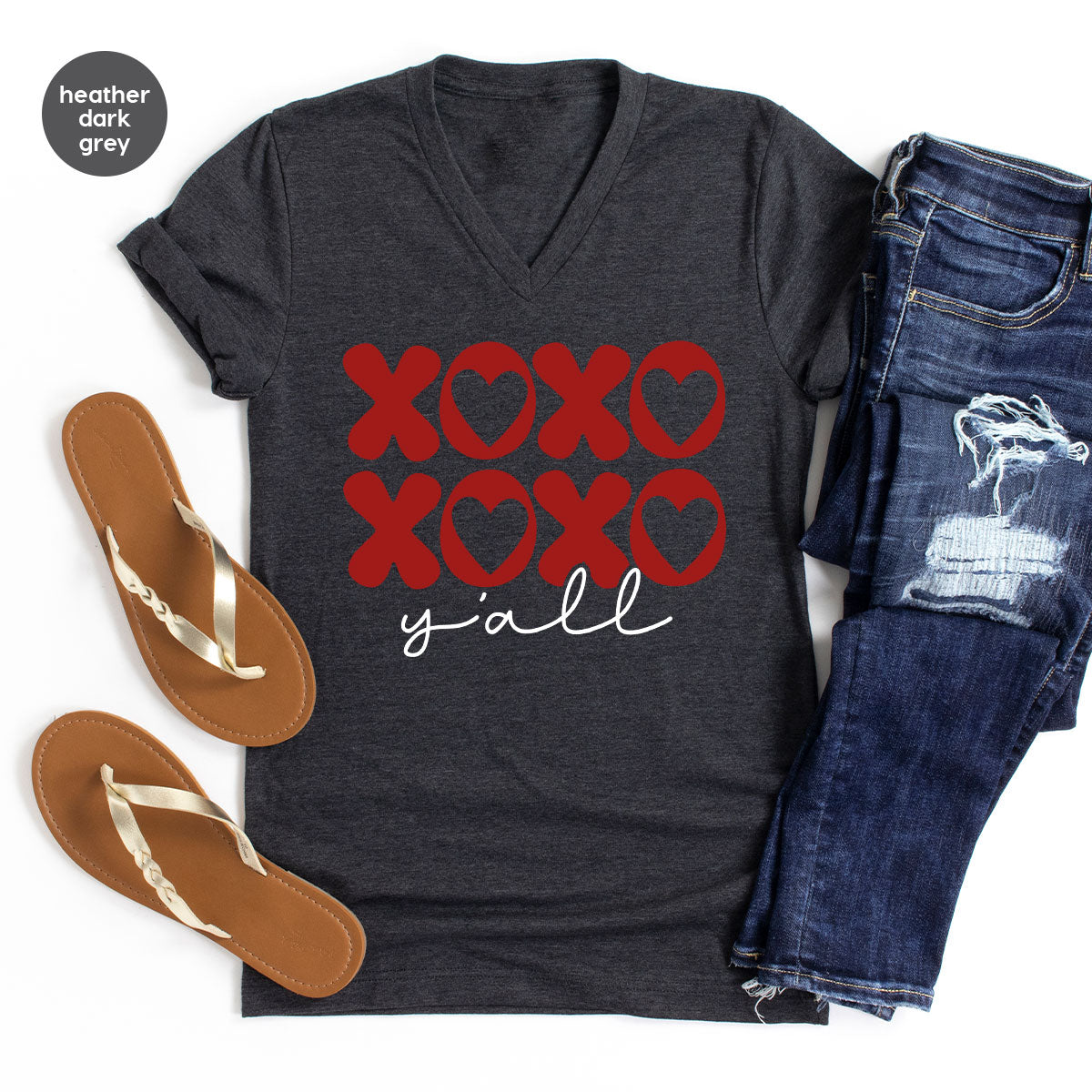 XOXO Shirt, Love Shirt, Valentine's Day T-Shirt, Couple Match Shirt