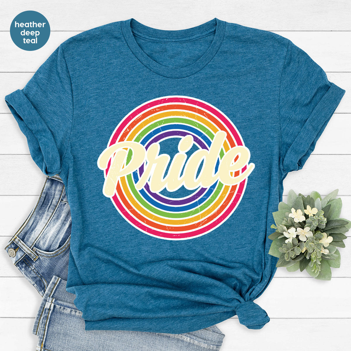 Pride Shirt, LGBT T-Shirt, Pride Tee, Rainbow Graphic Shirt