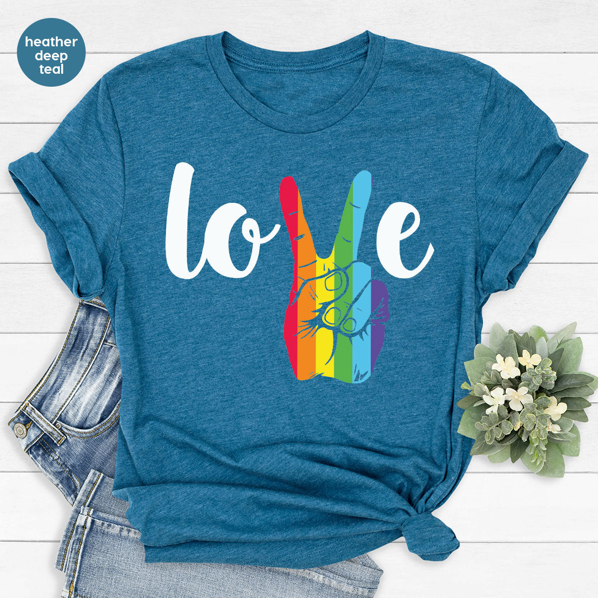 LGBT Love Shirt, LGBT Victory T-Shirt, Pride Tee, LGBT Glory Tee