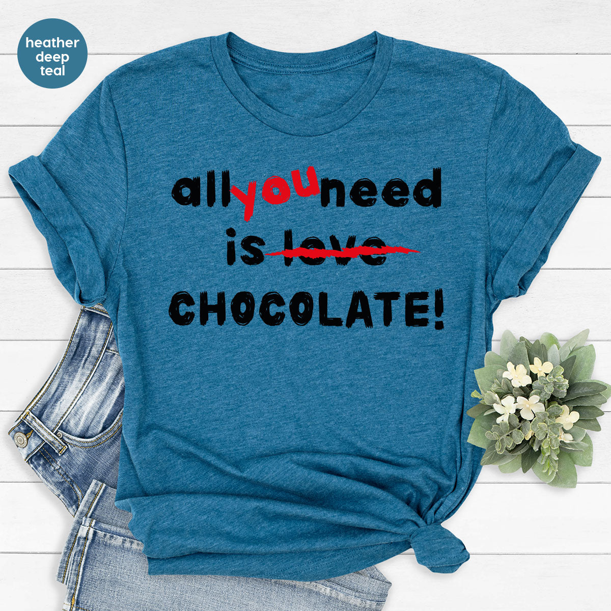 Anti Love Shirt, Chocolate T-Shirt, Anti Valentine's Day T-Shirt