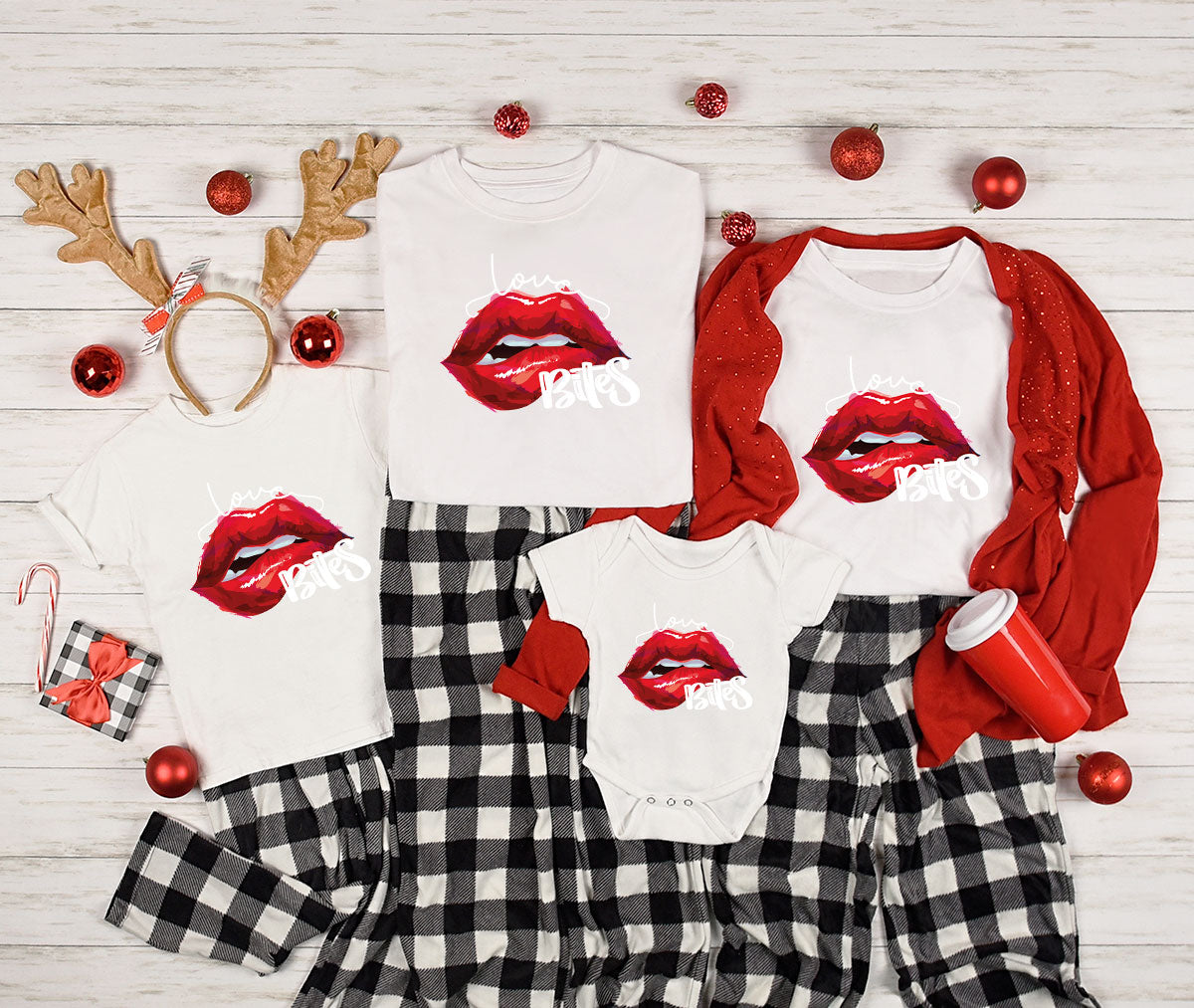 Cool Valentine's Day T-Shirt, Bite Shirt, Cute Lips Tee, Valentine Gift