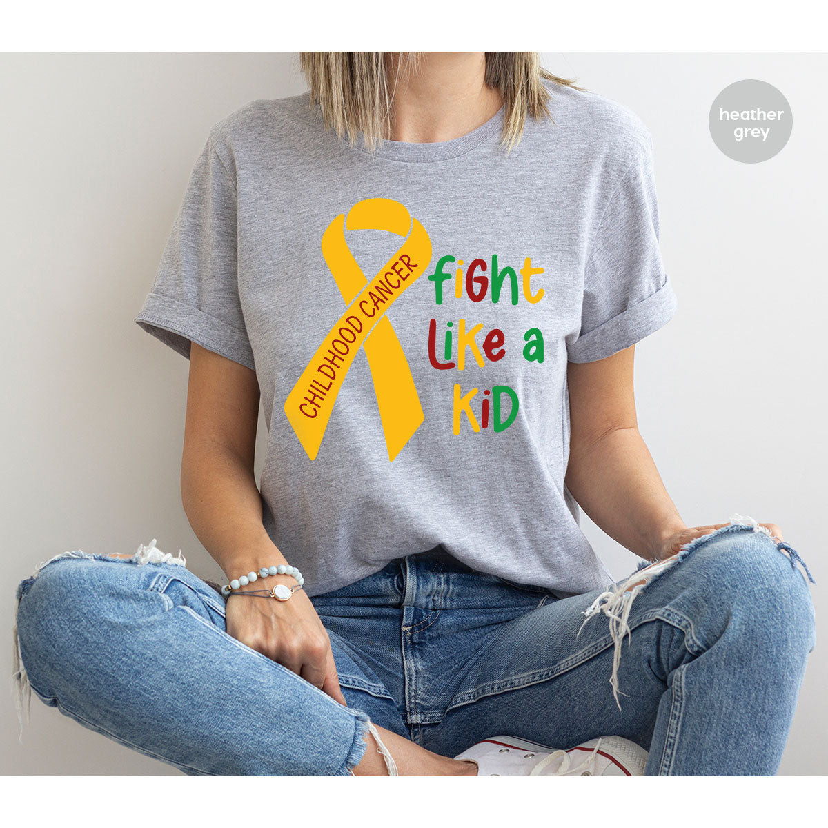 Fighting Like A Kid Shirt, Cancer Fight Shirt, Childhood Canver Fighter t-Shirt, Gift For Cancer Kids