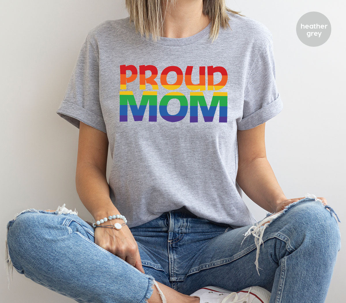 Proud Mom Shirt, LGBT Mom T-Shirt, LGBT Proud Tee