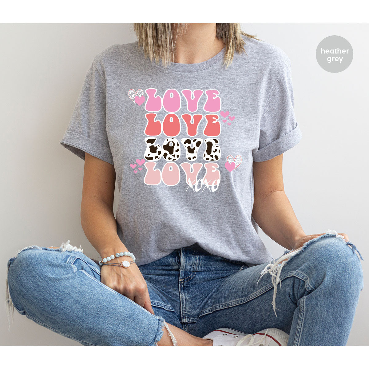 Love Shirt, Love Day T-Shirt, Valentine's Day Tee, 2023 Valentine's Day Gift