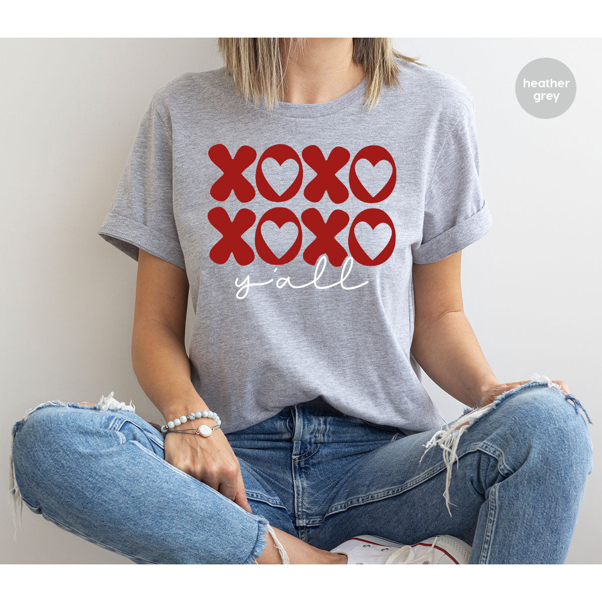 XOXO Shirt, Love Shirt, Valentine's Day T-Shirt, Couple Match Shirt