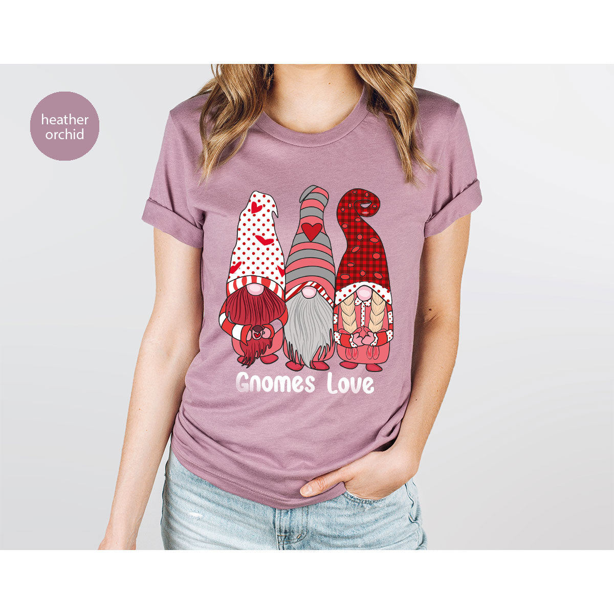 Gnomes Love Shirt, Love 4ever Shirt, Best Love T-Shirt, Valentine's Day Shirt 2023