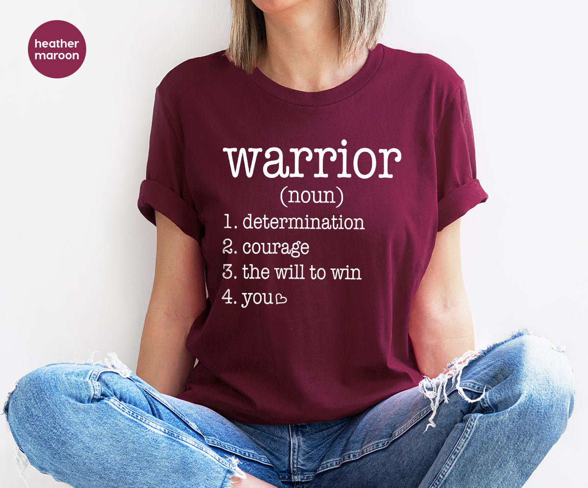 Warrior Shirt, Cancer Warrior T-Shirt, Cancer Support Shirt, Warrior Rules T-Shirt