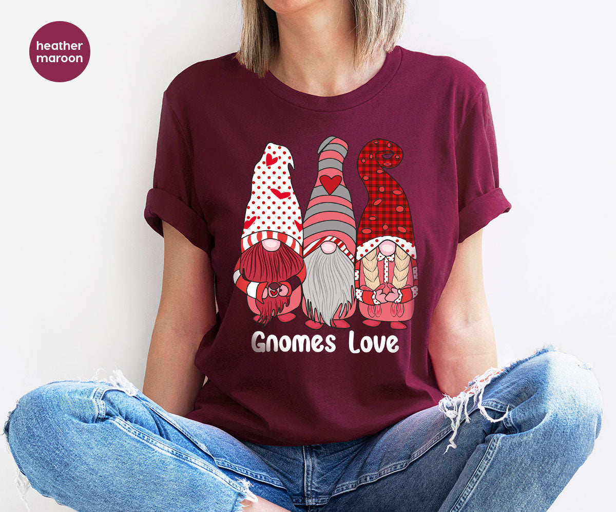 Gnomes Love Shirt, Love 4ever Shirt, Best Love T-Shirt, Valentine's Day Shirt 2023