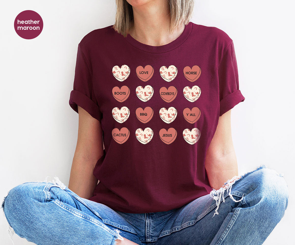 Heart Shirt, Lover Tee, Valentine's Day Heart T-Shirt, 2023 Feb 14 Shirt