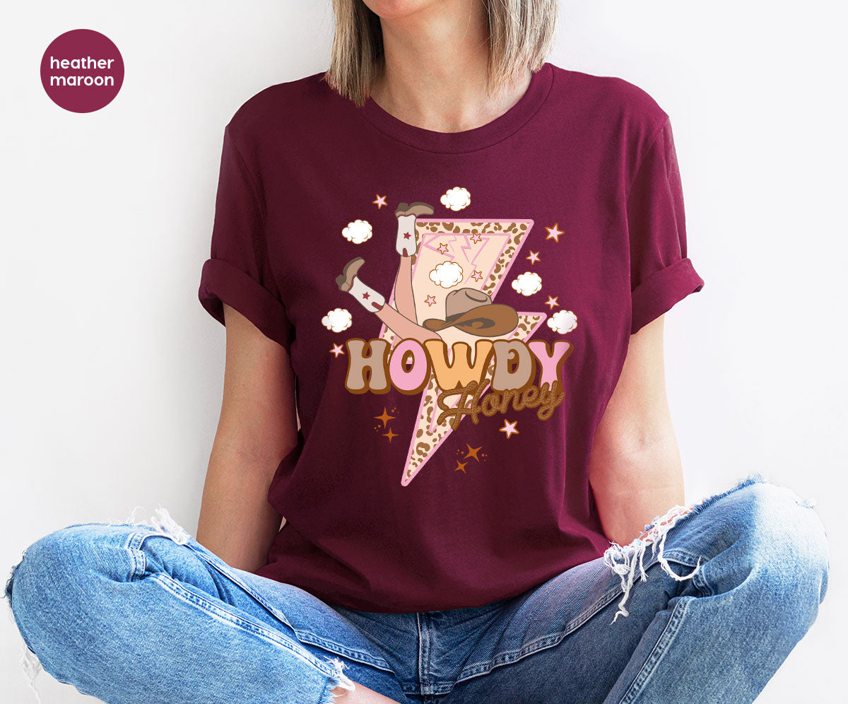 Howdy Honey Shirt, Valentine's Day T-Shirt, Valentine Honey Tee