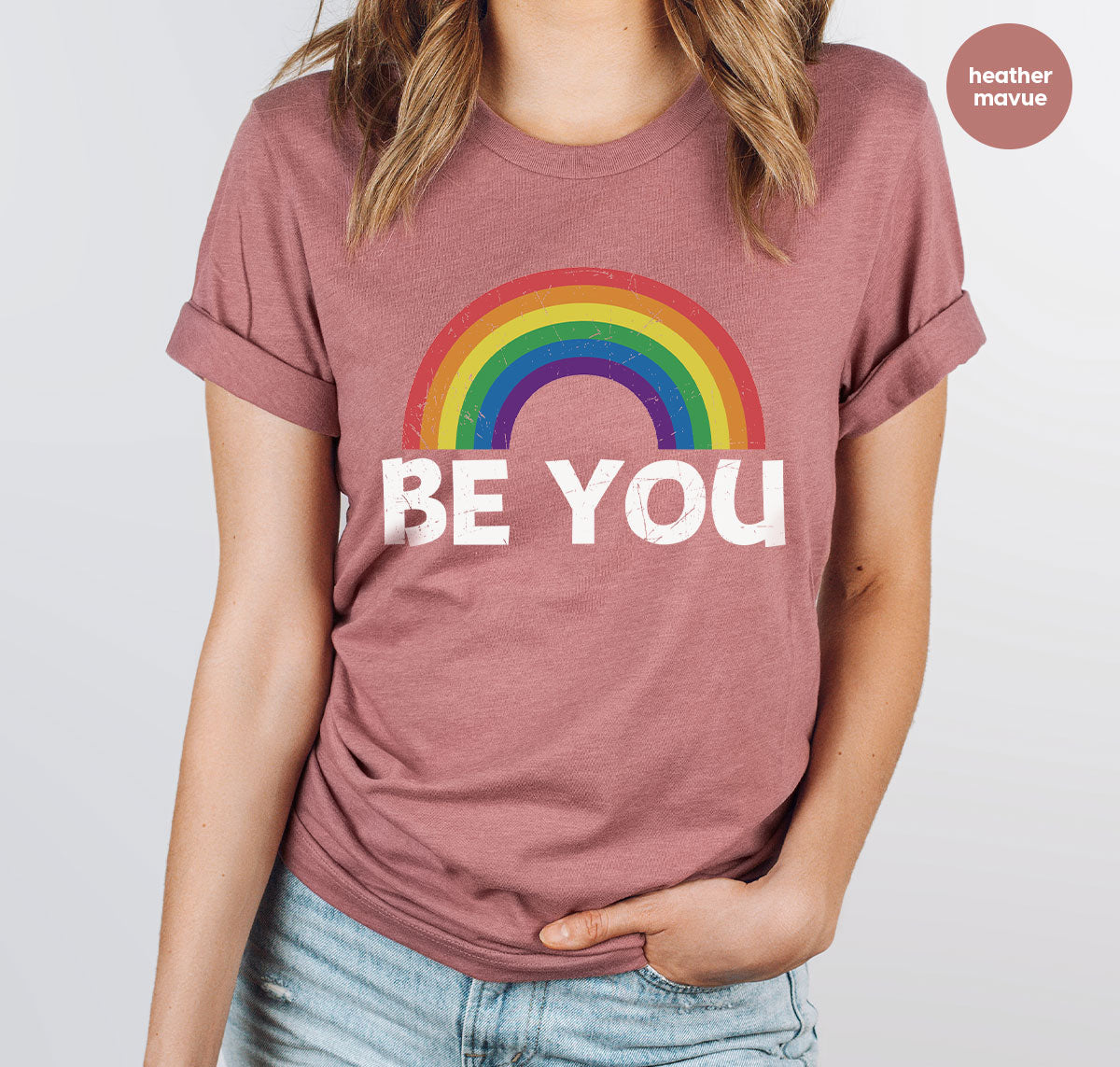 Rainbow T-Shirt, Be You Shirt, LGBT Pride Shirt, LGBT T-Shirt