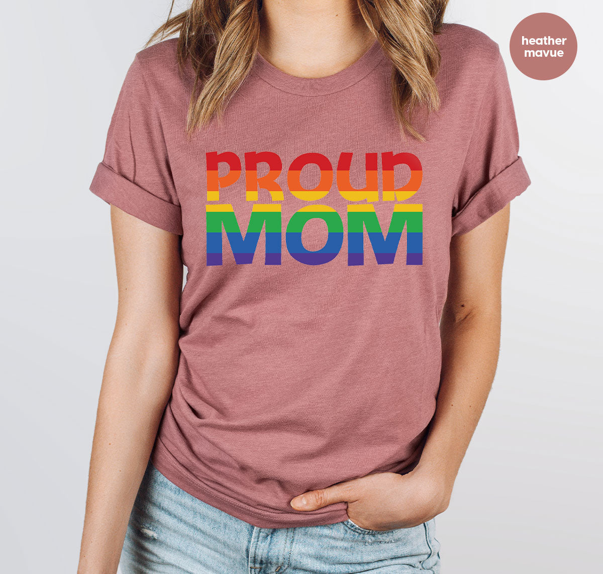 Proud Mom Shirt, LGBT Mom T-Shirt, LGBT Proud Tee