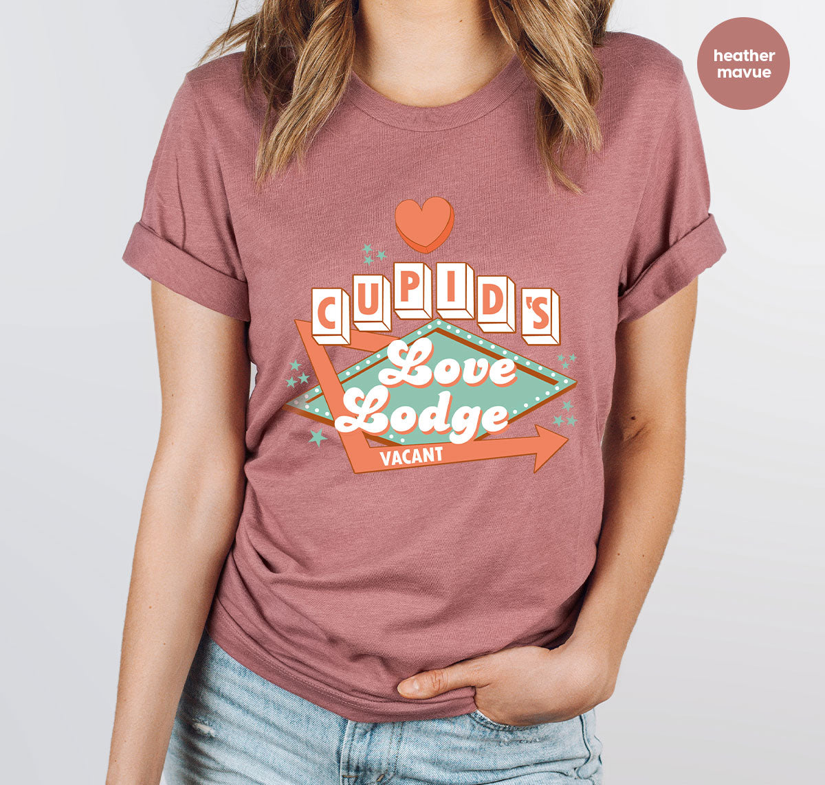 Love Lodge T-Shirt, Valentine's Day Tee, Cupid' Love Lodge Tee, Valentine Shirt