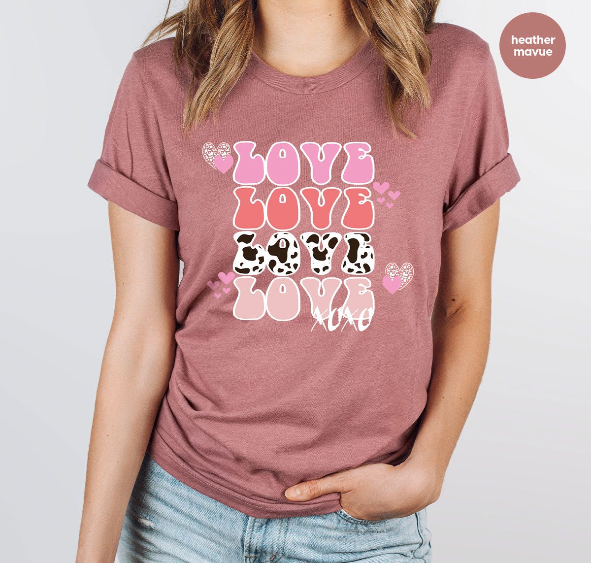 Love Shirt, Love Day T-Shirt, Valentine's Day Tee, 2023 Valentine's Day Gift