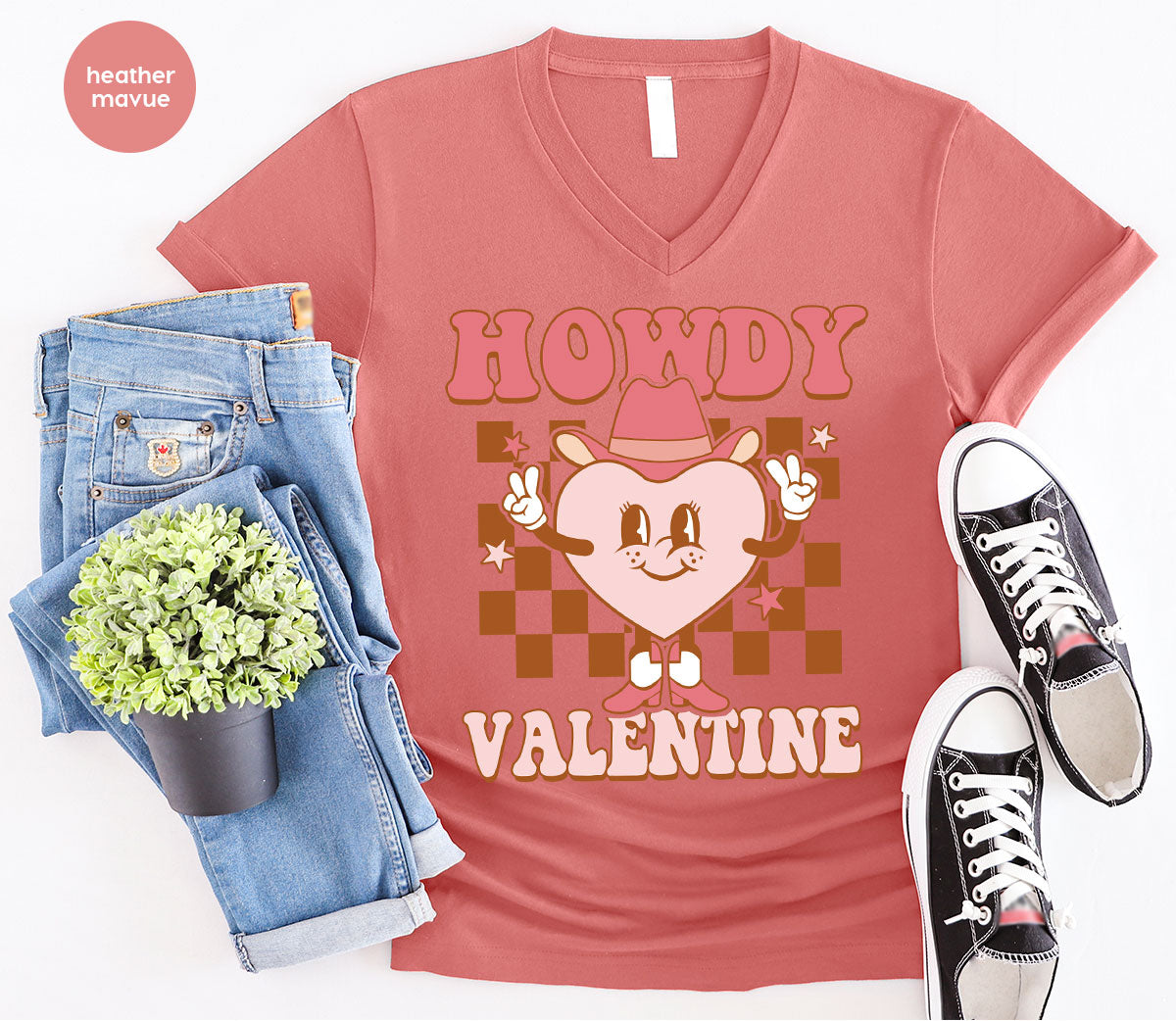 Howdy Valentine Shirt, 2023 Valentine's Day Shirt, Cute Feb 14 Tee