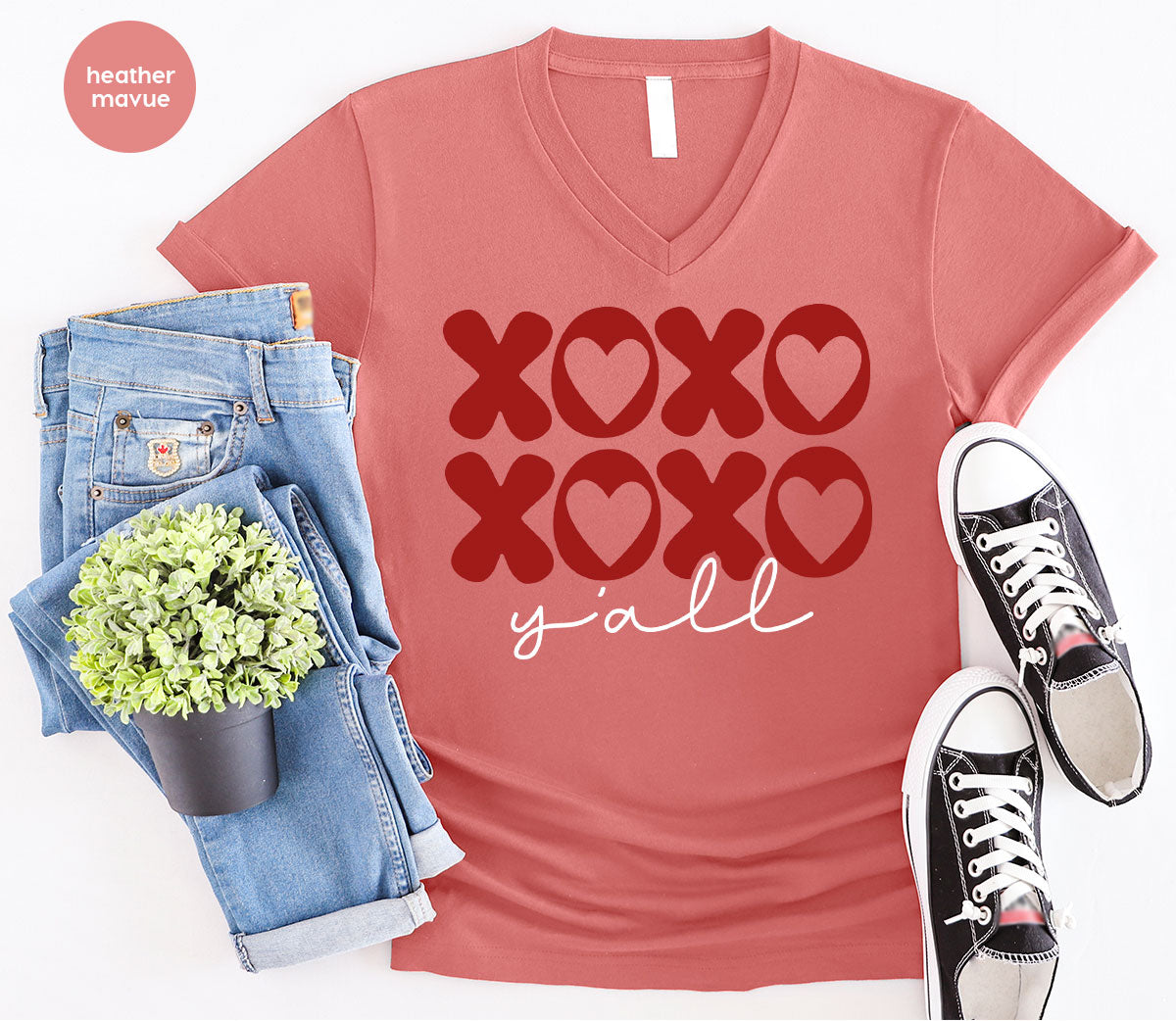 XOXO Shirt, Love Shirt, Valentine's Day T-Shirt, Couple Match Shirt