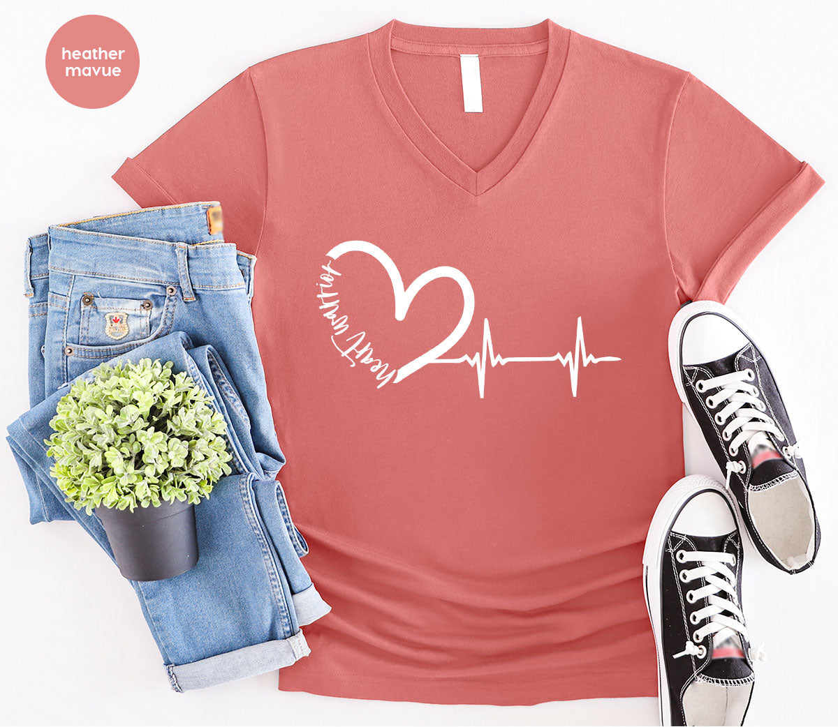 Heart Shirt, Valentine's Day T-Shirt, Valentine's Day Heart Tee