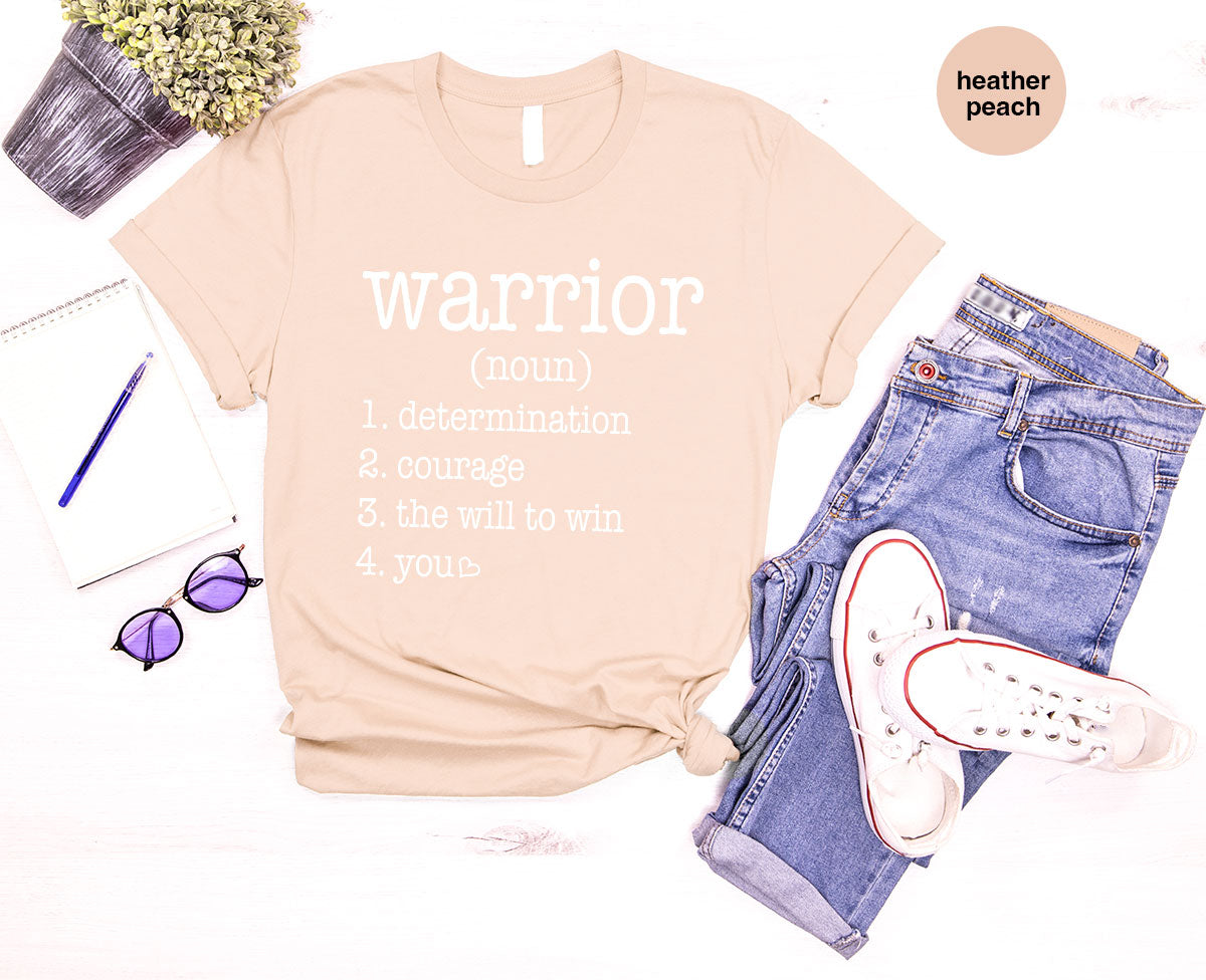 Warrior Shirt, Cancer Warrior T-Shirt, Cancer Support Shirt, Warrior Rules T-Shirt