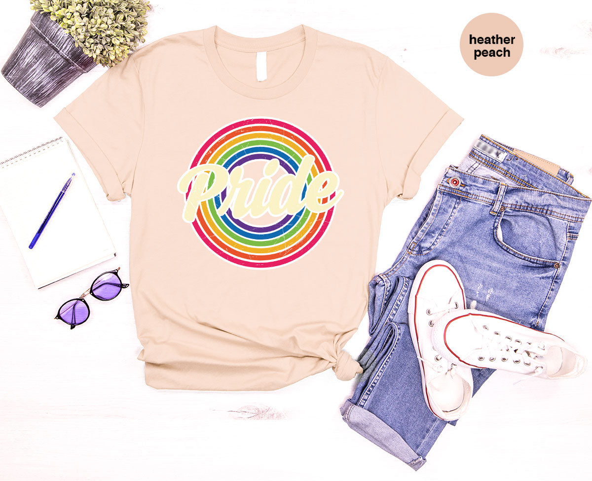 Pride Shirt, LGBT T-Shirt, Pride Tee, Rainbow Graphic Shirt