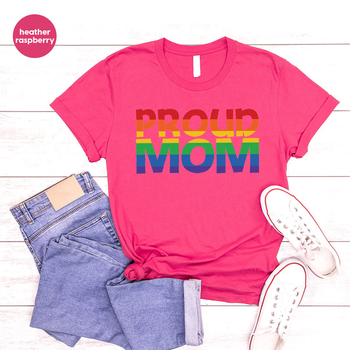 Proud Mom Shirt, LGBT Mom T-Shirt, LGBT Proud Tee