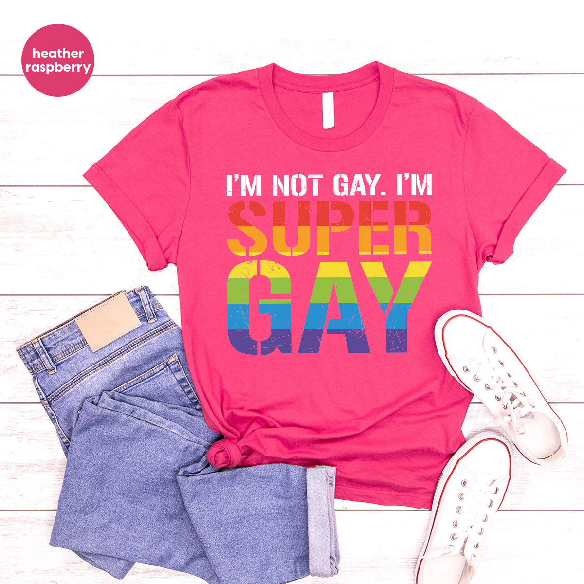 Super Gay Shirt, LGBT Power T-Shirt, Super Gay LGBT Tee