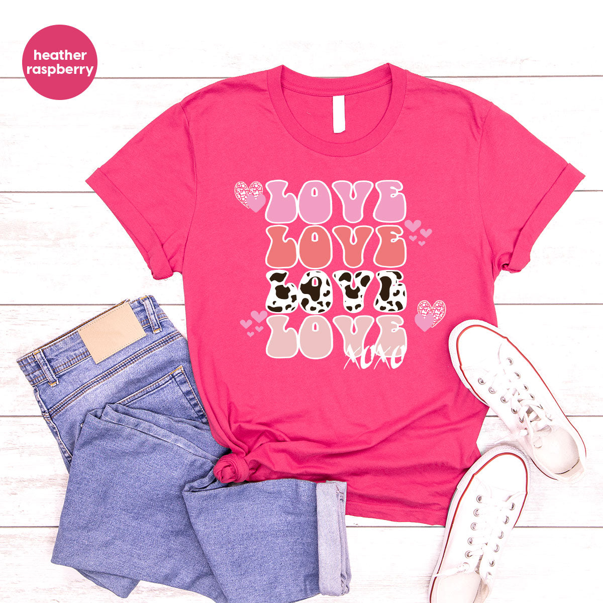 Love Shirt, Love Day T-Shirt, Valentine's Day Tee, 2023 Valentine's Day Gift