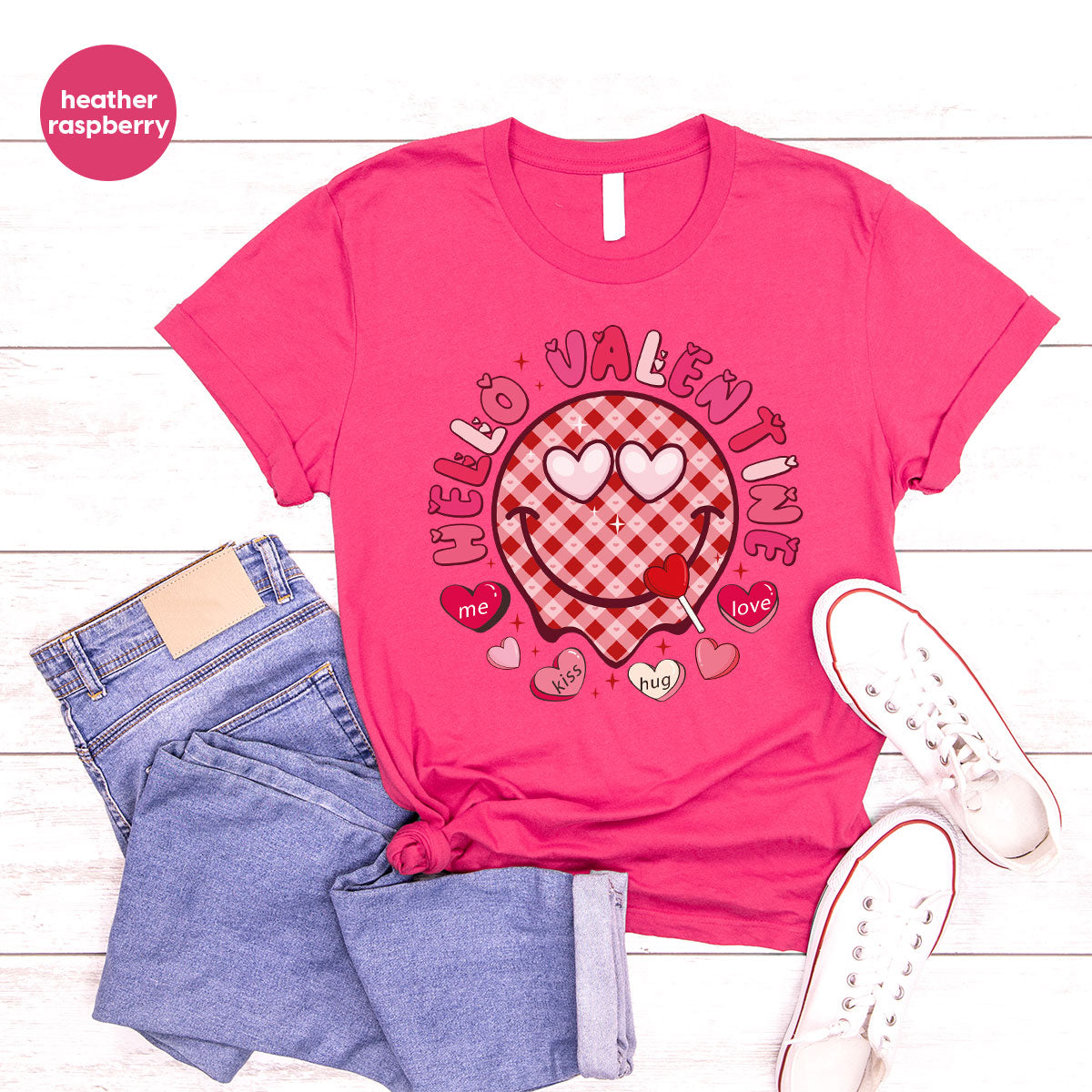 Hello Valentine Shirt, Valentine's Day Love Shirt, Gift for My Love T-Shirt