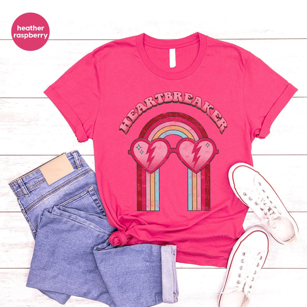 Heartbreaker Shirt, Anti Valentine's Day T-Shirt, Gift for Anti Love Shirt