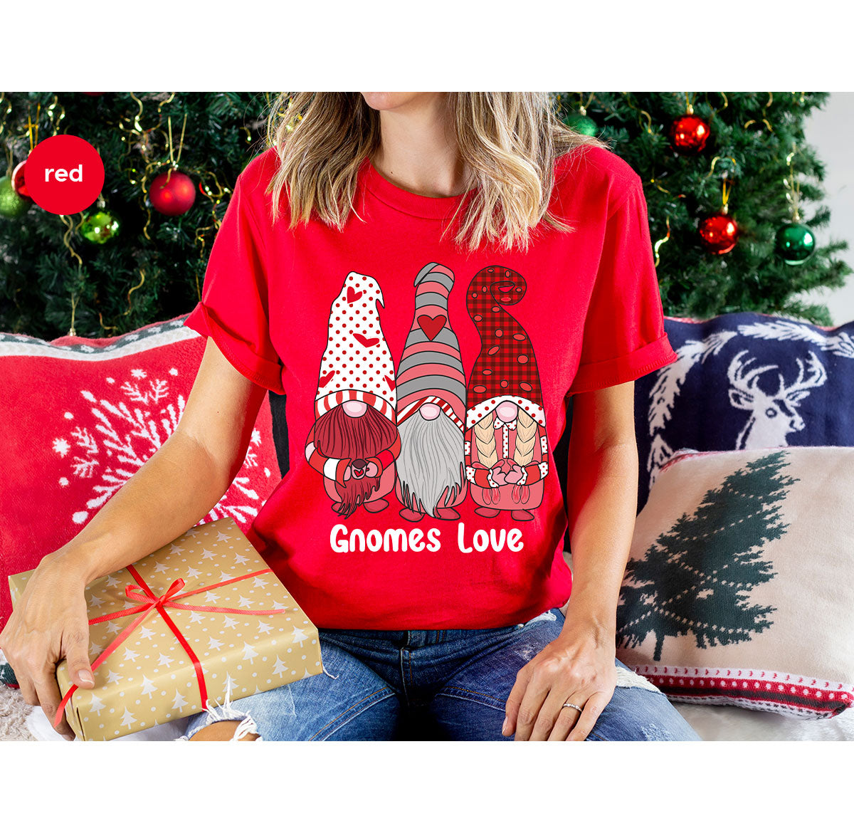 Gnomes Love Shirt, Love 4ever Shirt, Best Love T-Shirt, Valentine's Day Shirt 2023