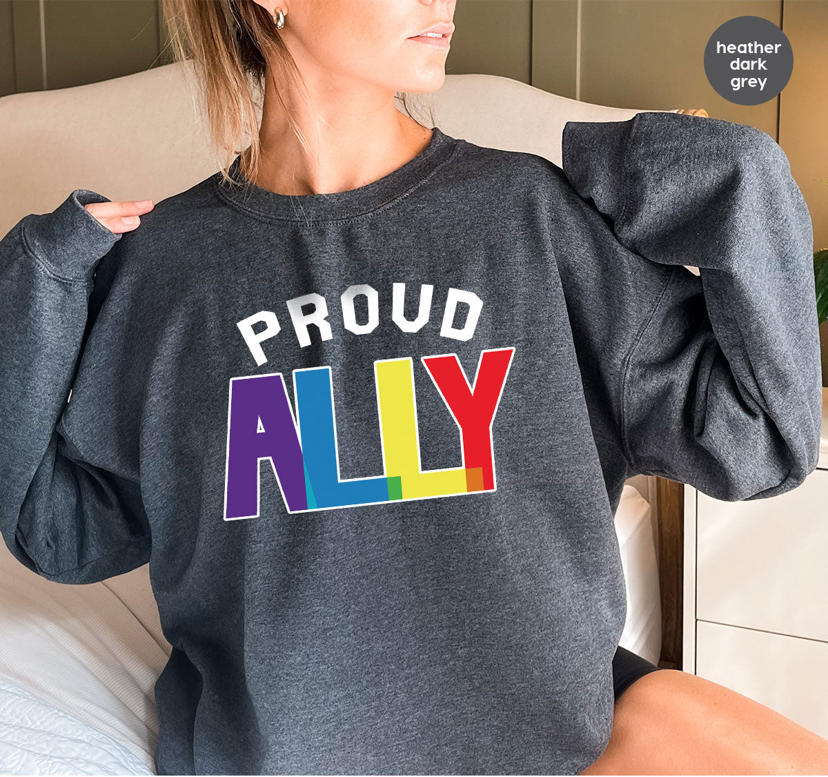 Proud Ally Shirt, LGBT Ally T-Shirt, LGBT Proud Tee