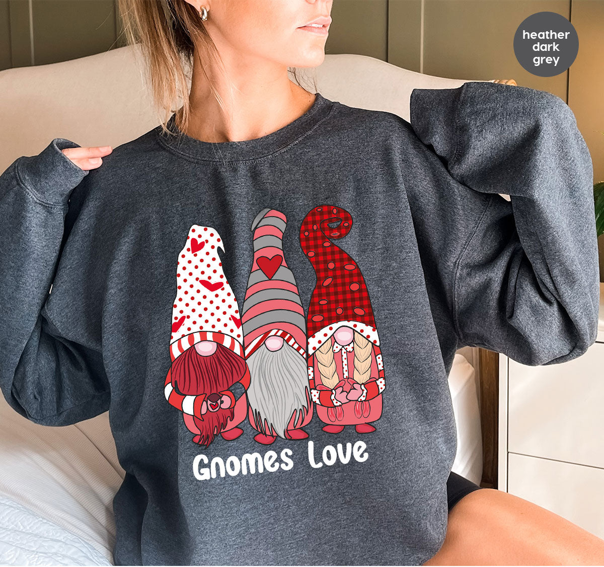 Gnomes Love Shirt, Love 4ever Shirt, Best Love T-Shirt, Valentine's Day Shirt 2023