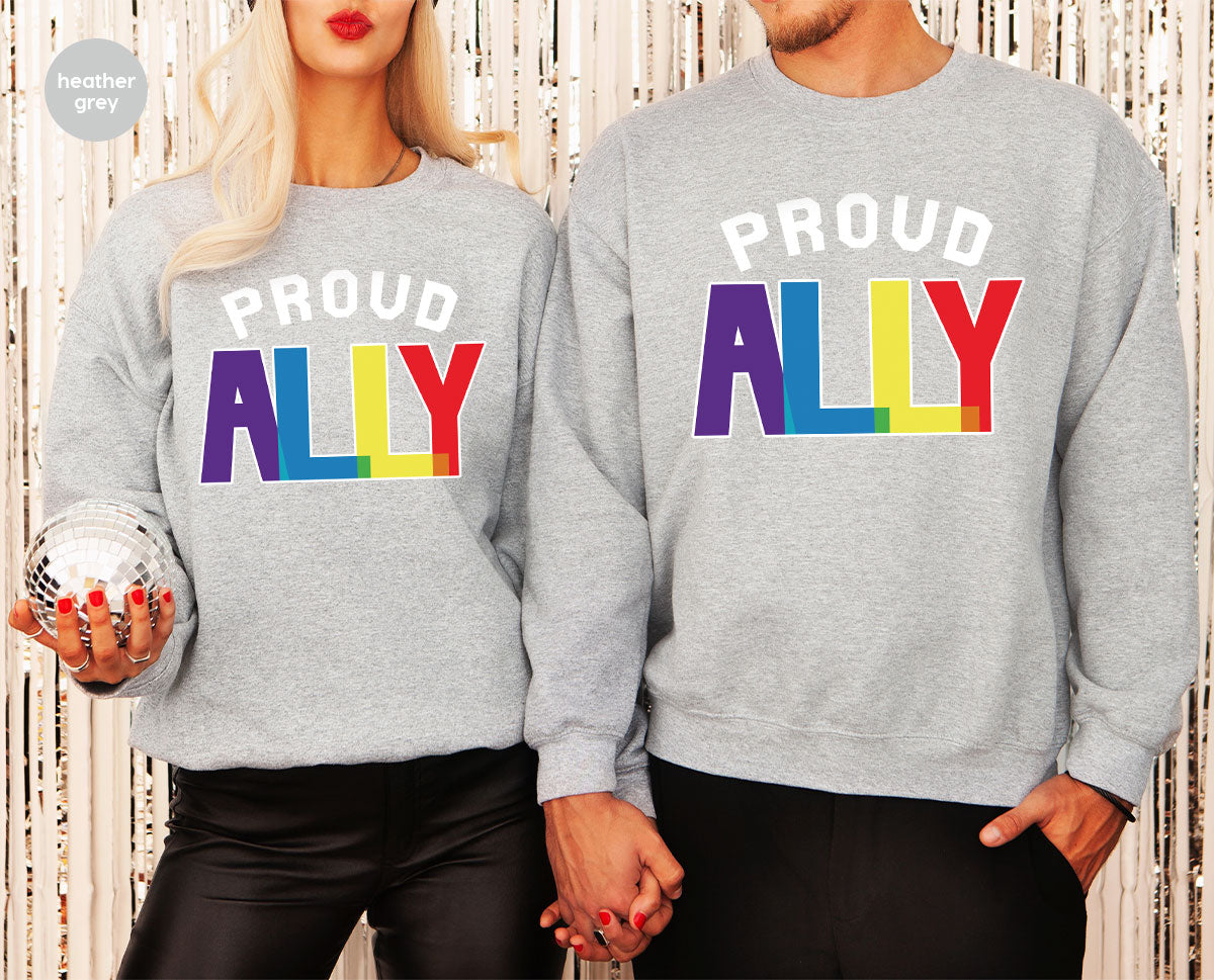 Proud Ally Shirt, LGBT Ally T-Shirt, LGBT Proud Tee