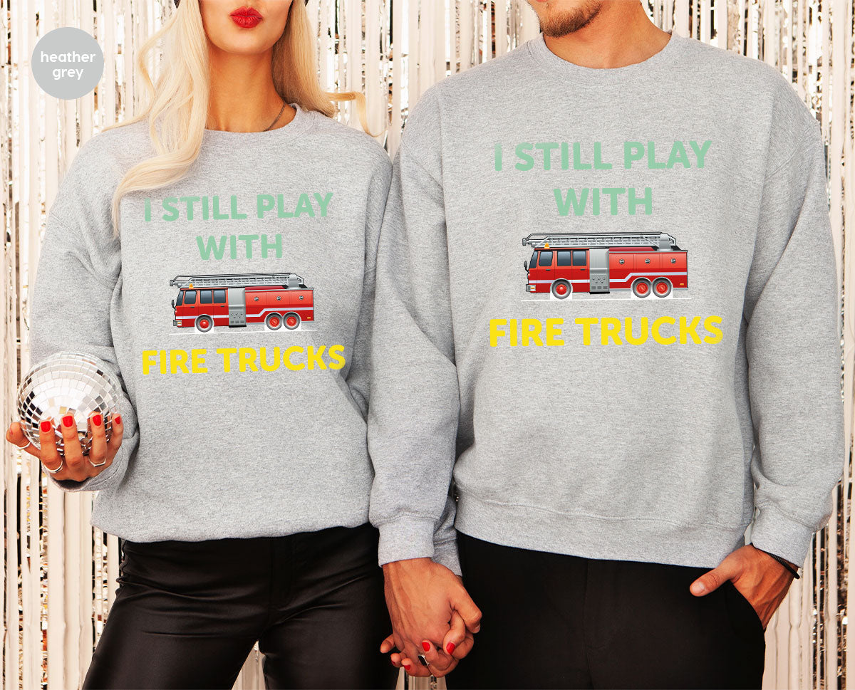 Fire Truck Shirt, Funny Fire Fighter T-Shirt, Fireman Tee