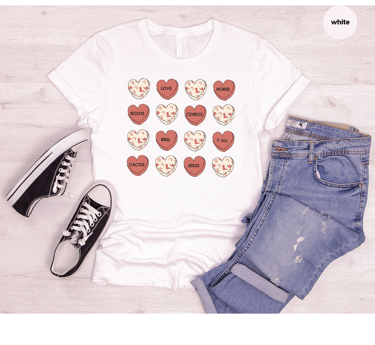 Heart Shirt, Lover Tee, Valentine's Day Heart T-Shirt, 2023 Feb 14 Shirt