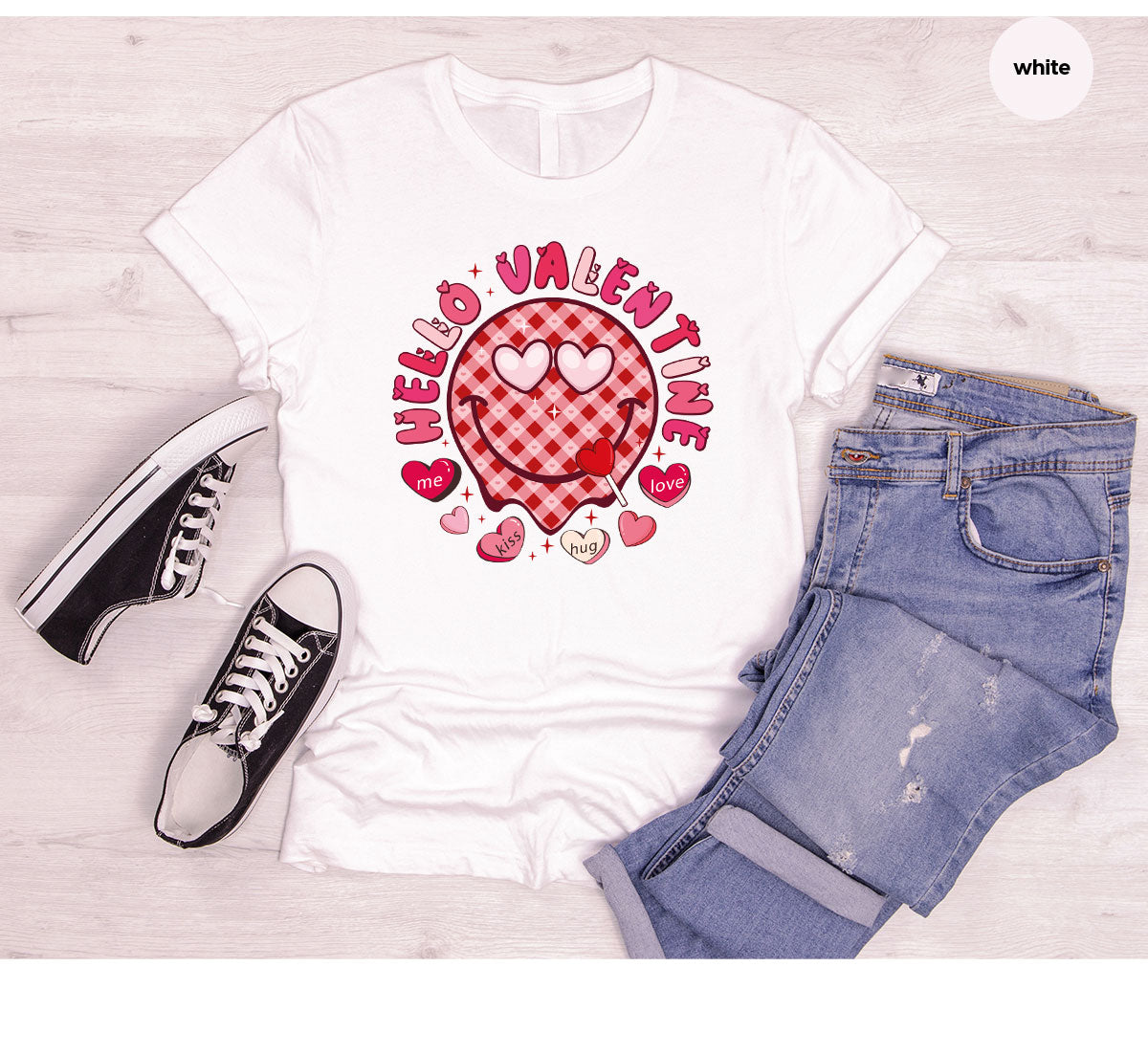 Hello Valentine Shirt, Valentine's Day Love Shirt, Gift for My Love T-Shirt