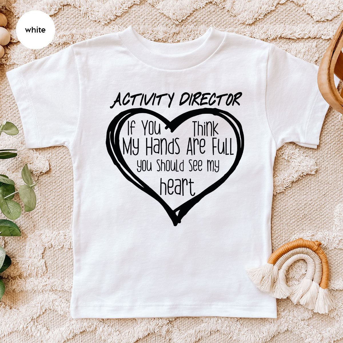 Activity Director Shirt, Love Shirt, Heart Shirt, Gift For Couples