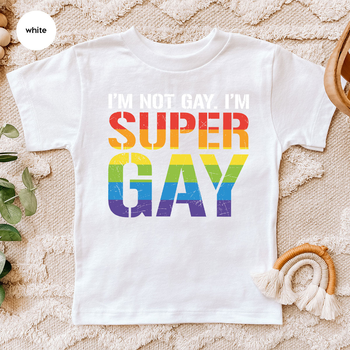 Super Gay Shirt, LGBT Power T-Shirt, Super Gay LGBT Tee