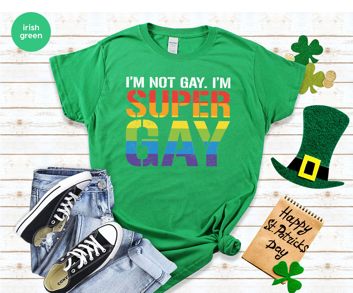 Super Gay Shirt, LGBT Power T-Shirt, Super Gay LGBT Tee